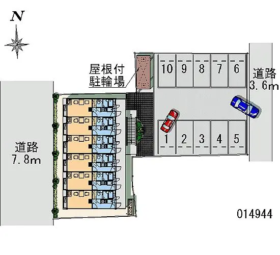 ★手数料０円★八代市本町４丁目　月極駐車場（LP）